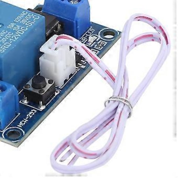 Relämodul Bistabil 1 Knapp StartStopp Självlåsande Elektronisk Kontrollkomponent DC12V