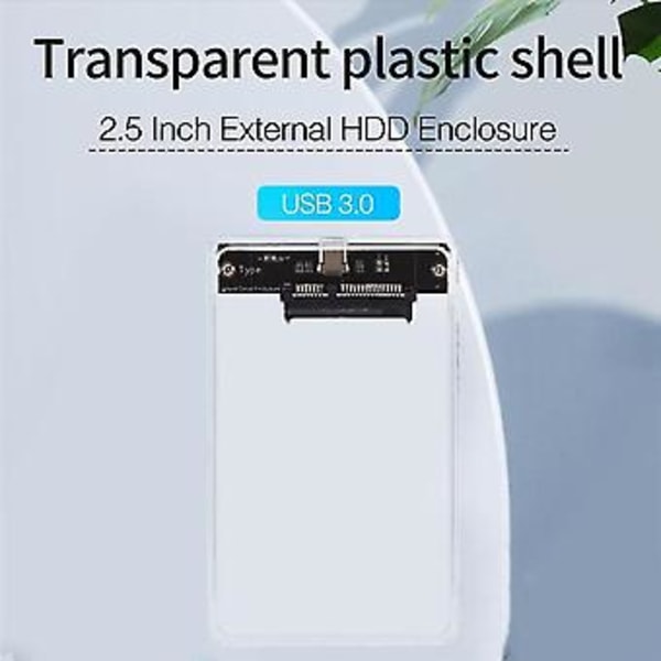 Usb3.0/type-c Hdd Kabinet Til 2,5 Tommer Harddisk