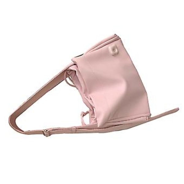 Bred axelremsväska i PU för damer, mjuk stor väska med intern kapacitet, rosa underarmsväska för flickor, rosa, One Size