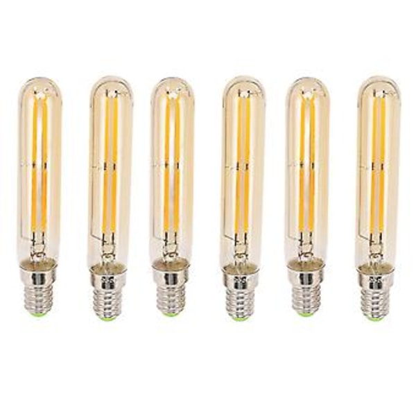 2 st LED-rörlampa 4W E14 2300K Rörformad Lampa Glödlampor T20x120 220‑240V för Belysning
