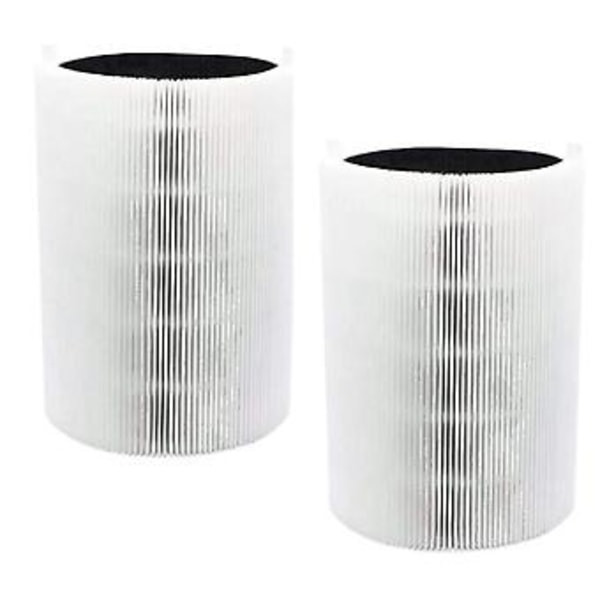 2 stk. erstatningsfilter for Blue Pure 411, 411+ & Mini luftrenser, HEPA & Aktivert karbon kompositt