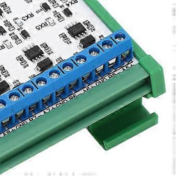 RJ45 - 8 RS485 Hubimuunnin TVS Ylijännitesuojaus 115200BPS Hubilevy Turvavalvontaan DC730V Hubimoduuli Kotelolla