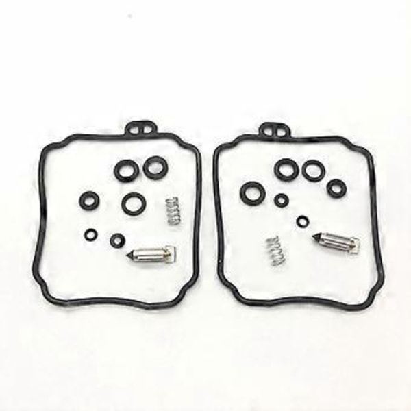 2 Set Motorcykel Förgasare Packningar Reparationssats för XVS65A V-STAR 650 CLASSIC 1998-2005