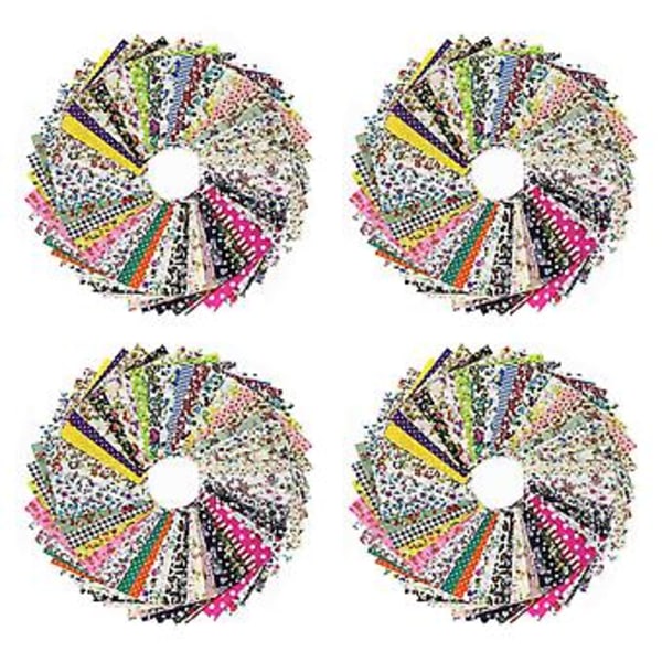 DIY Quiltlappar 60st 10cmx10cm Fa Lapptyg