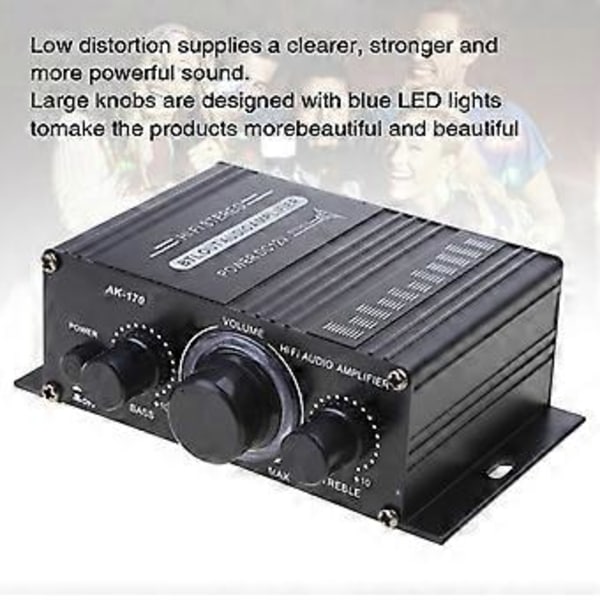 Kaksikanavainen häviötön dekooderilevy 400W DC12V DIY langaton stereo musiikki autokaiutinmoduuli kodin passiivikaiuttimelle
