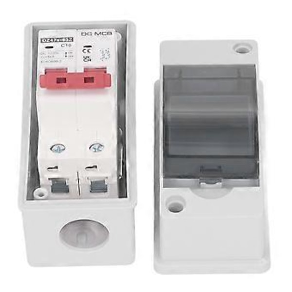 2P DC Strömbrytare IP65 Vattentät Miniatyr DC Isolator Brytare för Solcellsanläggning 1000V 10A