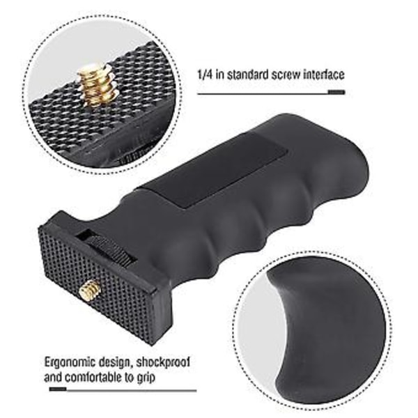 Kamerahandgreppsfäste, Kameragreppstabilisator med 1/4\" skruv