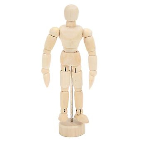Tre Mannekeng 14 Roterbare Ledd Tegne Mannekeng Menneskekropp Proporsjoner Bærbar Kunst Mannekeng for Kunstner For Skissering 4.5in(11.4cm)