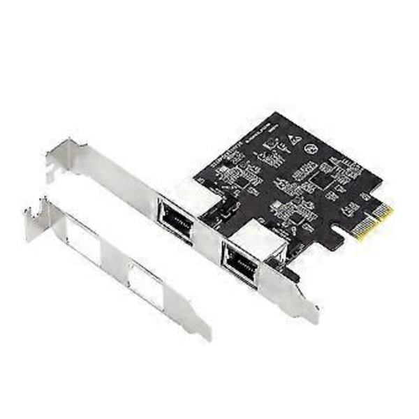 Pcie Gigabit Ethernet Controller Kort Rtl8111h Chips Server Netværk 2 Rj45 Port Lan Adapter Zcard 1