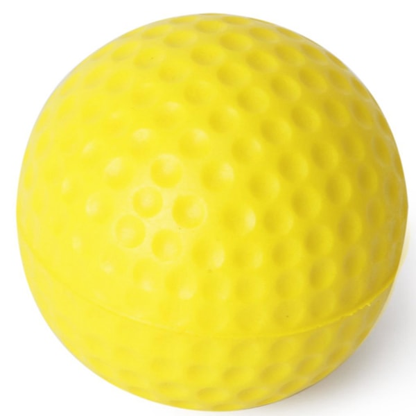 20 stk gul myk elastisk innendørs trening Pu golfball