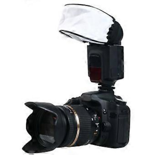 1X Universal Softbox Diffuser til DSLR Kameraer, Flash Lys Speed Lights Mini Bærbar Soft Box