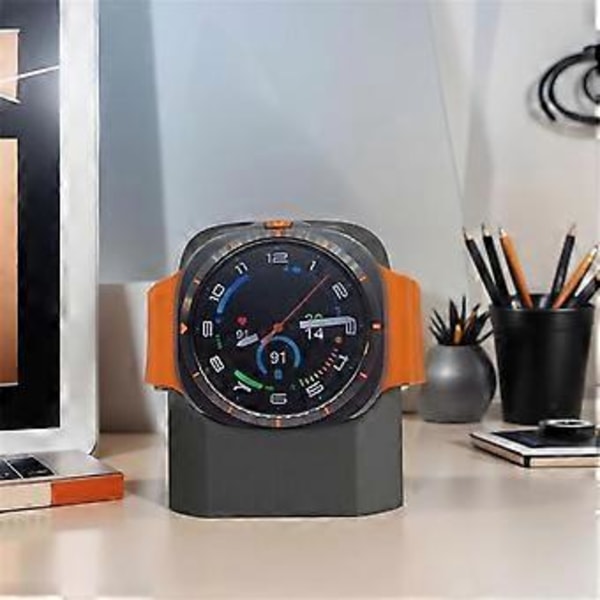 Laderstativfeste for Galaxy Watch 7 Ultra 3D-printing Base Ladestasjon Holder Klokkefeste for B