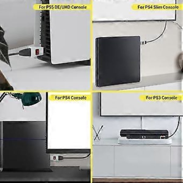 För PS5 för PS3 Spelkonsol Strömbrytare För Xbox Series X Värdkontroller Bekväm Konsol Strömväxel På/Av