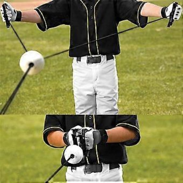 Baseball Batting Trainer Bærbar PU Swing Treningsenhet Øvelsesverktøy Baseball Treningstilbehør.