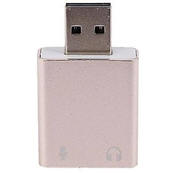 Usb Ljud 7.1 Extern Usb Till 3.5mm Ph Adapter O Mic Ljud För PC