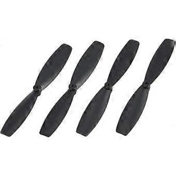 8 Par Cw/ccw Propeller Propellerblad För Rc 60mm Mini Racing Drone Quadcopter Flygplan Uav Reservdelar Tillbehör Komponent Svart
