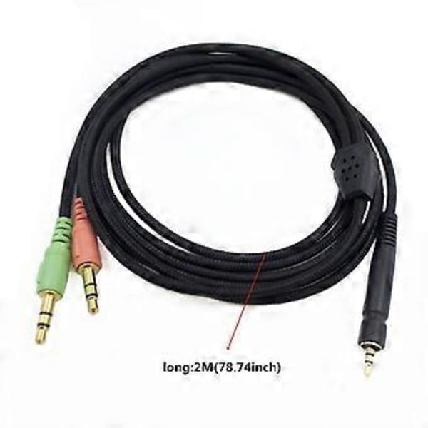 Erstatningskabel for lydoppgradering med bredt lydbilde for Sennheiser G4ME ONE GAME ZERO 373D GSP 350