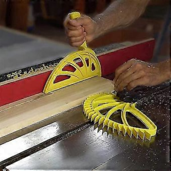 Spiral Push Board Bordsåg Träbearbetningsverktyg, Handverktyg Push Stick Block Bordsåg Fogfräsar Träbearbetningsverktyg, Igelkott Spiral Fjäderbräda För Bordsågar