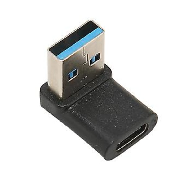 Rätvinklig USB C till USB A Adapter 10Gbps Plug and Play USB A 3.0 Hane till USB C 3.1 Hona Adapter för PC Laptop