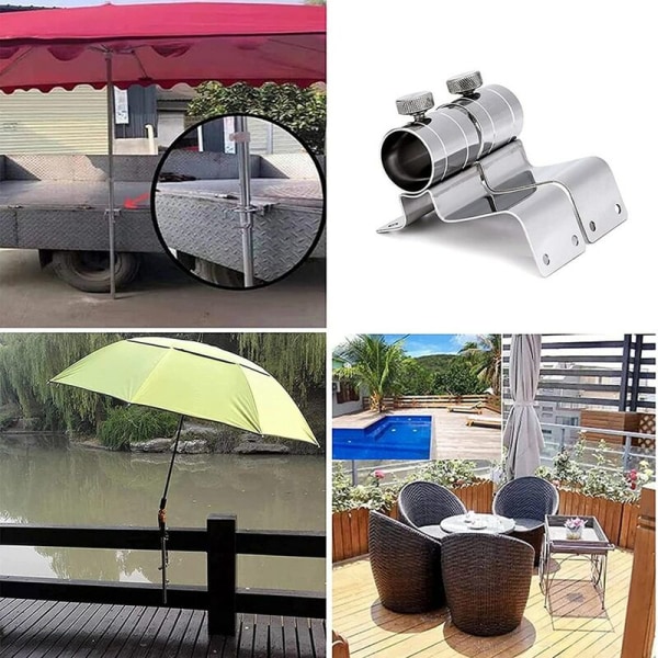 Parasol Balcony Fishing Case Holder Adjustable Umbrella Holder Wall Mounted Fishing Box Umbrella Holder Fishing Holder