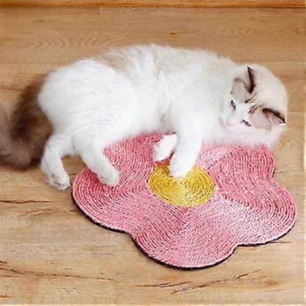 Sisal Katte Kradsebræt Katte Kradsestolpe Måtte Legetøj Sengemåtte Kløskærper til Katte Slibe Neglepude Kæledyrsmøbel A