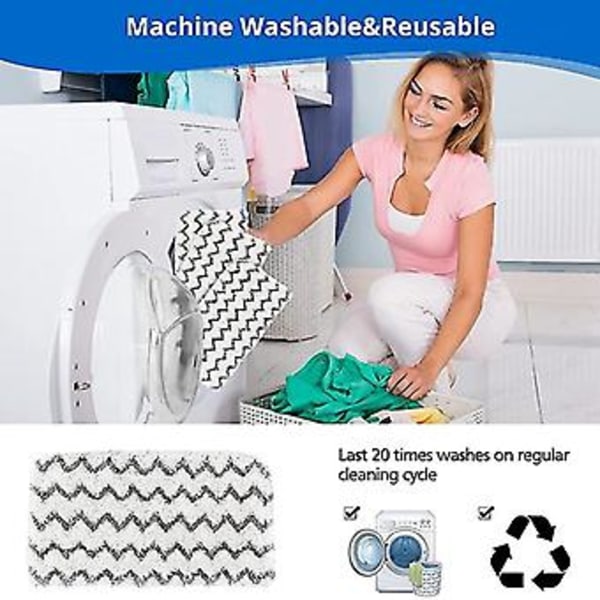 4 kpl moppityynyjä S1000 S1000a S1000c S1000wm S10001c pestäväksi moppityynyjen vaihtoon