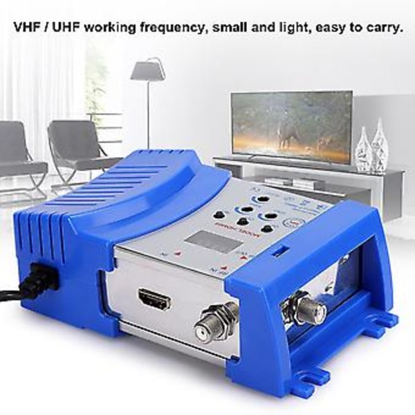 HD Modulator HDM68 Analog High Definition Multimedia Interface RF VHF / UHF Frekvens Datatilbehør EU Plugg 100‑240V