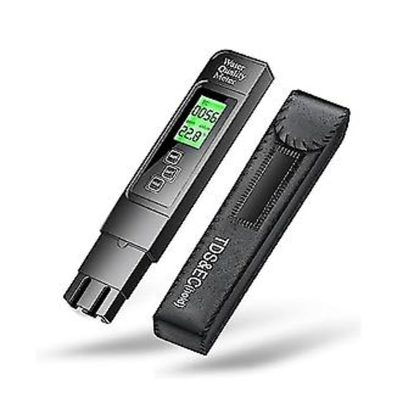 4-in-1 mittari hydroponiikkaan, 0-9999 ppm, LCD-taustavalonäyttö, sopii