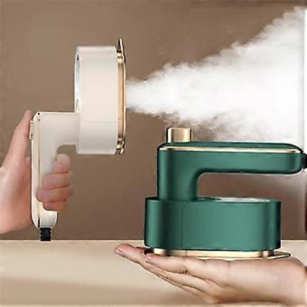 Elektrisk Mini Strygejern Håndholdt Tøjdamper Maskine Bærbar Våd Tør Damp Strygejern Stof Strygemaskine EU Stik