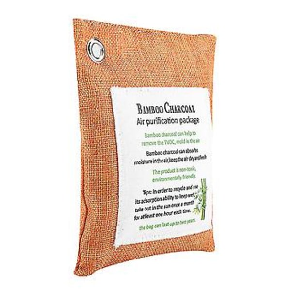 8 Väriä Ilmaa Puhdistava Pussi Aktiivihiili Bambu Hajunpoistaja Auton Deodorantti Oranssi