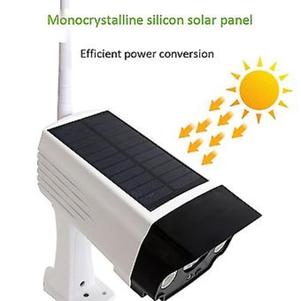 Solar Mot Sensor, Dummy Kamera Udendørs Indendørs Lampe E