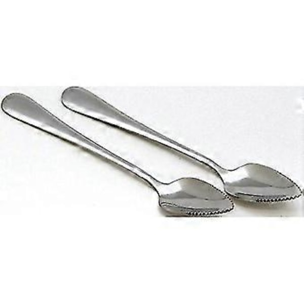 Grapefrugtske, 2-pak, 17,8 cm L, Sølv