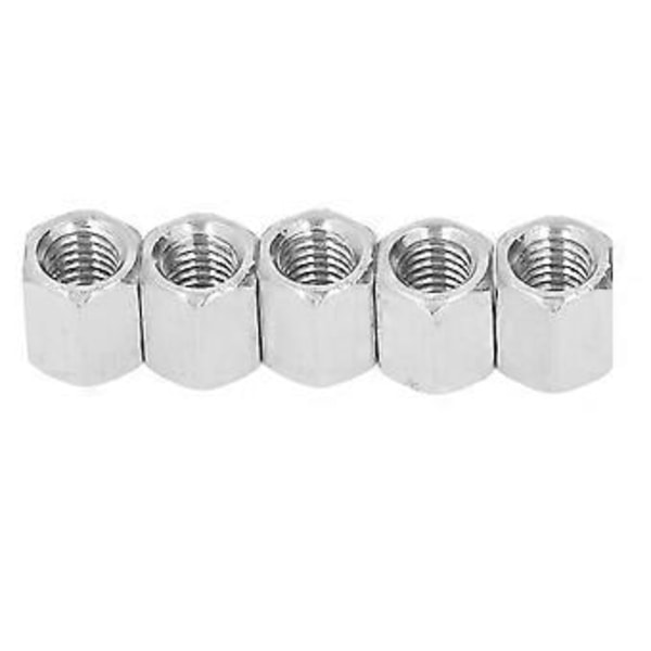 Gängstångskoppling, 20 st Hex Koppling Rostfritt Stål Kopplingsmutter Hex Kopplingsmutter Byggd för Precision