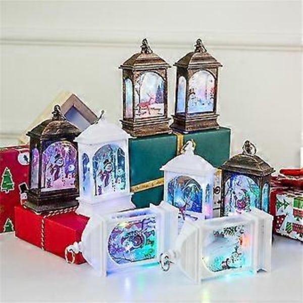 Julepynt Julepynt Lys Ornamenter Håndværk Boligindretning Hængende Vedhæng Glædelig Jul Dekorativ Julepynt (d-4-0)