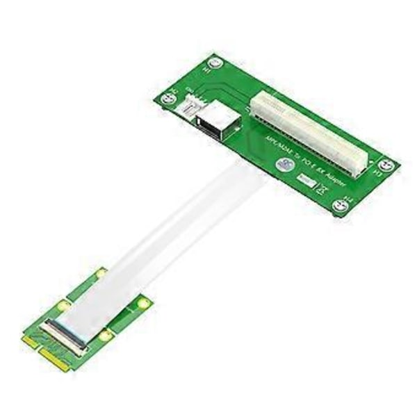 Mini PCI-E - PCI-E 8X -sovitin jatkojohdolla ja nopealla FPC-kaapelilla PCIE-testilaajennukseen, A