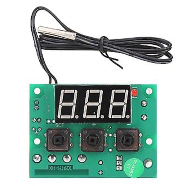 Temperaturregulator Digital PID Temperaturkontrollkort för Halvledarkylning XH-W1601 DC12V
