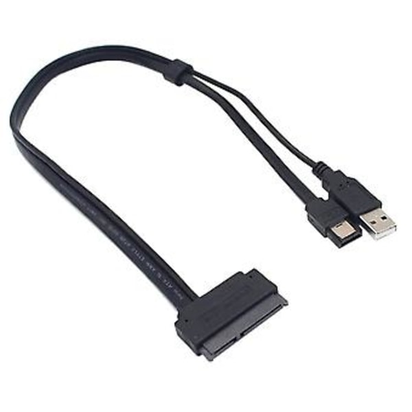 2,5 tuuman levyaseman Sata 22pin - Esata-data Usb Ed -kaapelisovitin optimoitu SSD:lle