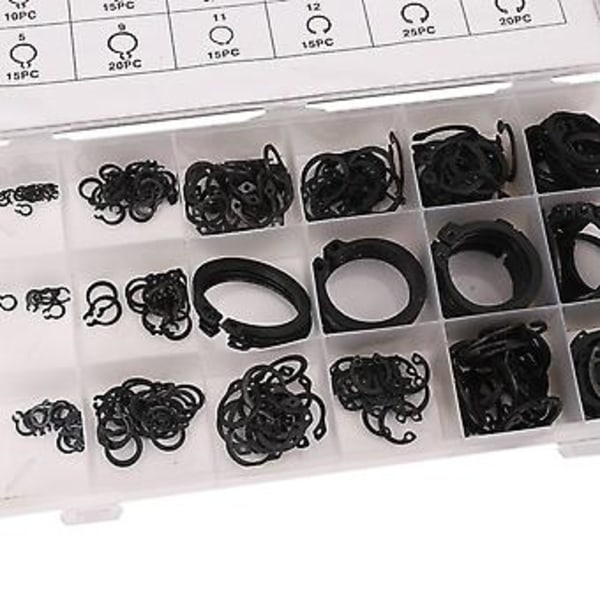 300 stk. C-clips Ekstern låsering Ware Cir Clip Ring Sett For Indri