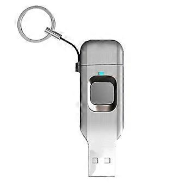 Fingeraftryks Flash Drive Metal OTG Pendrive USB3.0 Type C til Laptop Telefon Lås Thumbdrive Jump USB Disk 64G