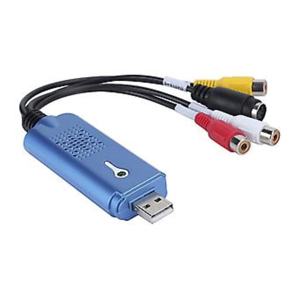 USB 1-veis Capture Card DVD for AV Video til USB Datamaskin Høy Definisjon til PC med Opptak