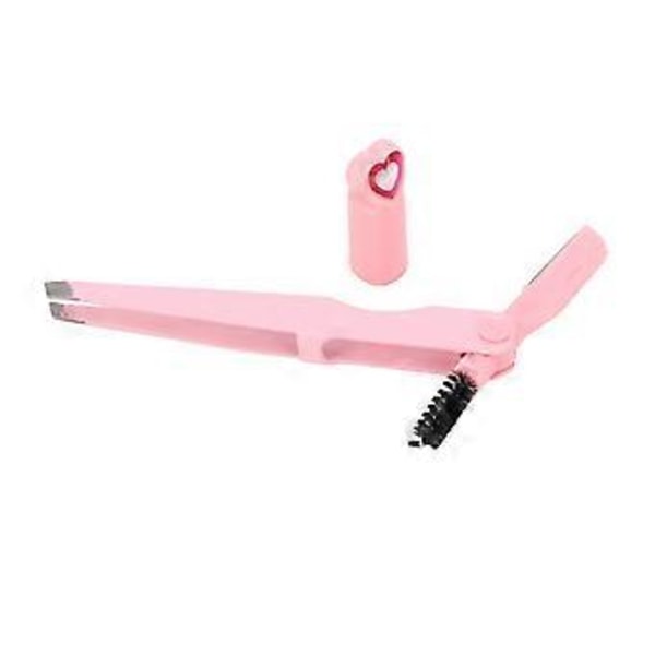 Pink 3 i 1 Øjenbrynsklipper Børste Trimmer Multifunktionelt Manuelt Øjenbrynspleje Formningsværktøj