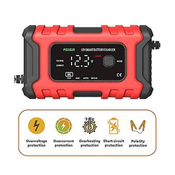 Car Charr 12v 6a Til Automotive Elektrisk Cykel Lastbil Bil Charr Rep Des
