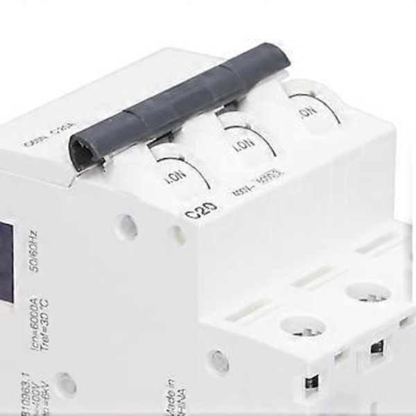 3P 400V Miniatyrbrytare DIN-skenmontering Lågspänningsöverbelastningsskyddsbrytare IC65NC20A(20A)