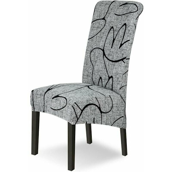 4 stycken stretchiga stolskydd stora matstolsöverdrag avtagbara tvättbara stolsöverdrag för matsal hotell kök inredning