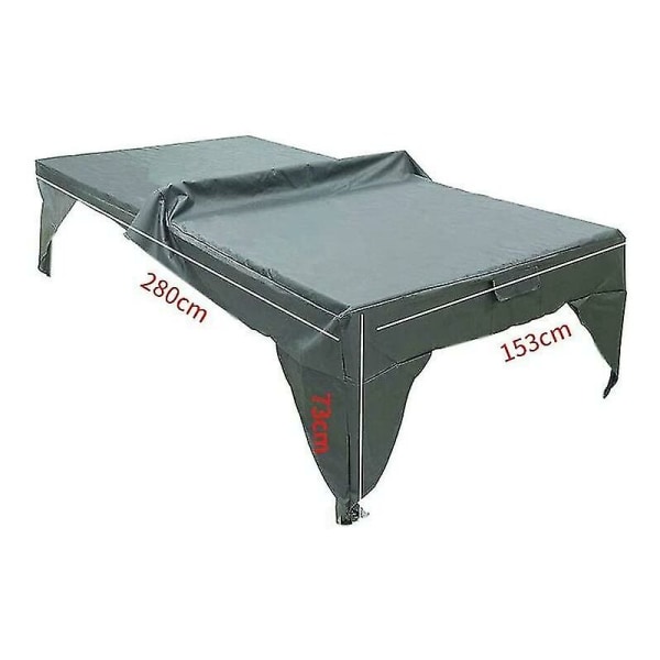 Sammenklappelig støvtæt bordtennisbordbetræk til legeplads - Udendørs praktisk - Vandtæt - Let at rengøre - Slidstærkt - Letvægtsb