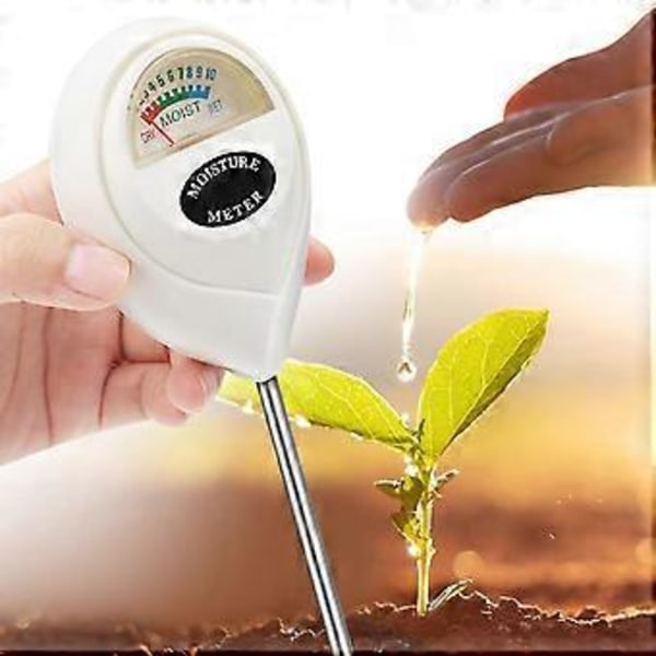 5-i-1 Jord pH-tester, Jordfugtigheds- og Syretester, Plantevanddetektor