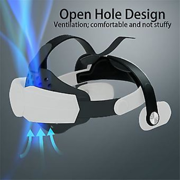 Pääpanta Meta Quest 3 VR Elite Halo -pantaan, mukava ja säädettävä pääpanta