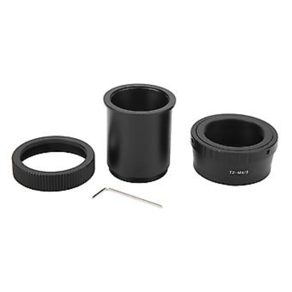 SCT T2 Adapter Aluminiumlegering Standard Størrelse Teleskop Kamera Adapter til M4/3 Bajonet