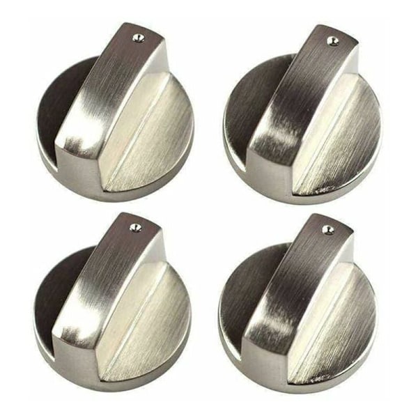 4Pcs Stove Knob 8mm Universal Gas Stove Knobs Metal Gas Kitchen Stove Knobs,0 Degree