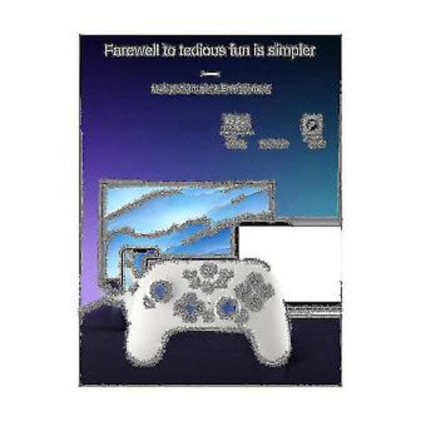 Switch Pro Bluetooth -peliohjain Ns Oled -kahva Burst-värinällä Lite-peliohjain violetti